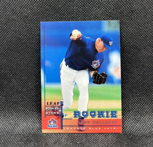 Roy Halladay Rookie  1997 Leaf Rookies & Stars Baseball #328 Blue Jays Card RC - Picture 1 of 2