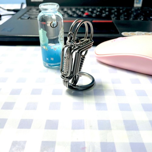 Car Keyring Keychain Steel Metal Fashion Keyfob Key Chain Ring Accessory Gift - 第 18/35 張圖片
