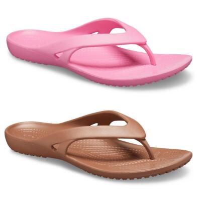 Crocs Kadee II Flip 202492 Damen Zehentrenner bronze oder pink Gr.33-43