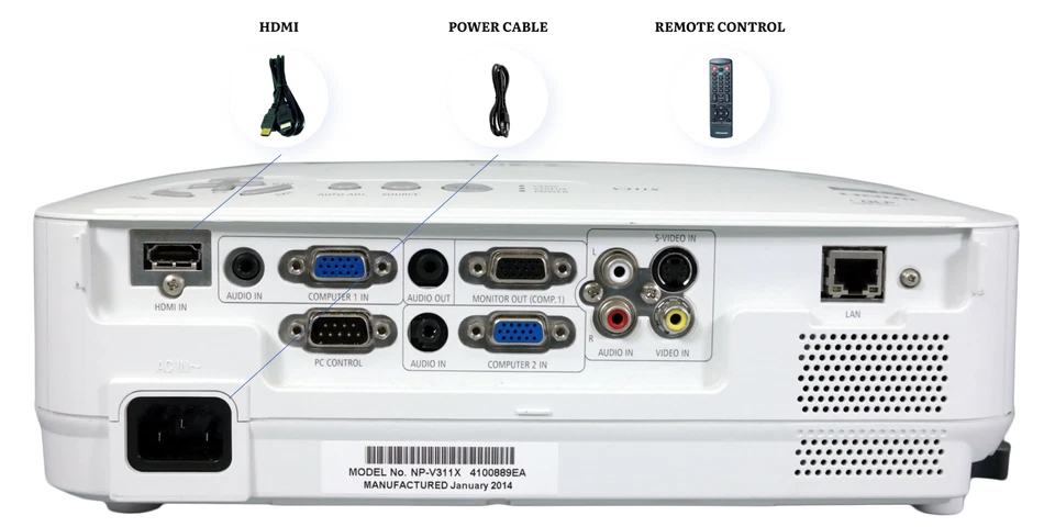 4K DLP Projector for Makeup Training, Beauty School 3100 ANSI + 1 YEAR WARRANTY✅ - Image 4 of 4