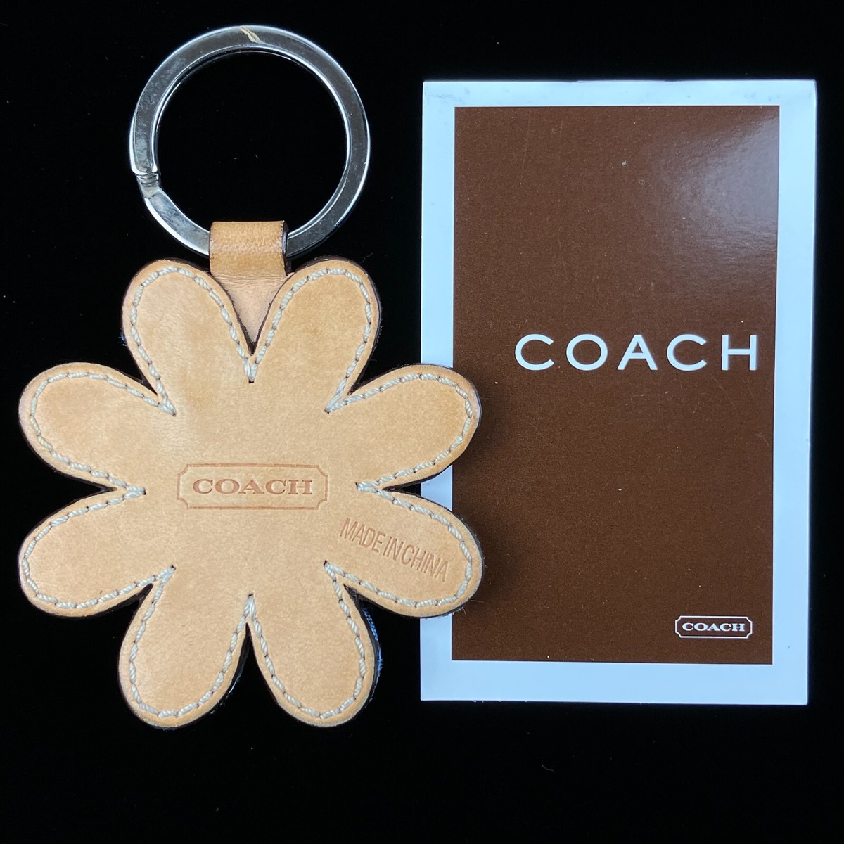 希少✨COACH Bag Charm Keychain Signature COACH Signature Mix Keychain Bag Charm CA052 NEW | eBay