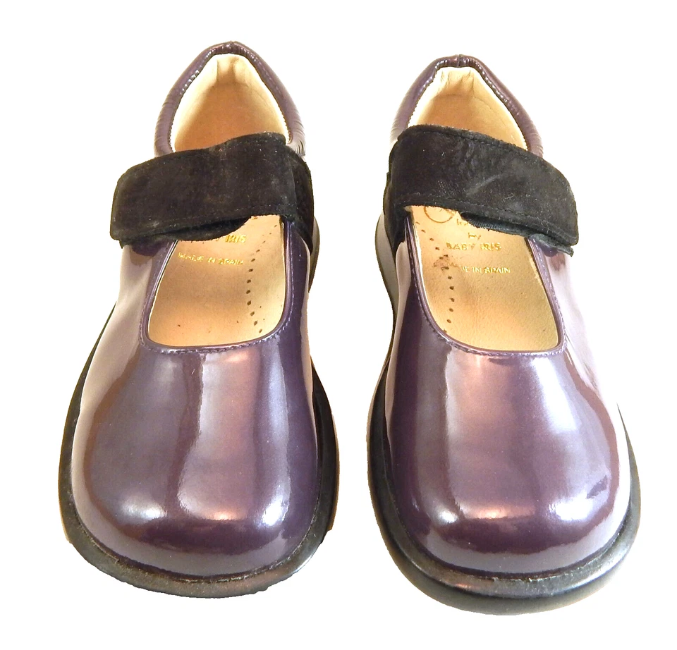 DE OSU-FARO - Испания - девочек фиолетовый лакированная кожа платье туфли - европейский - размер 8 - Изображение 2 из 4
