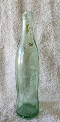 Vintage St. Charles IL Illinois Coke Coca-Cola soda bottle green old 9 3/4 in.