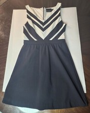 CYNTHIS ROWLEY Black and White Dress