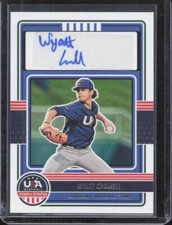 2023 USA Baseball Stars & Stripes Autograph #CNTS-WC Wyatt Crowell - Collegiate