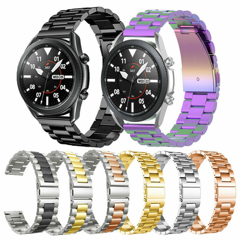 For Samsung Galaxy Watch 41mm Active 40 44 Band Stainless