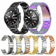 For Samsung Galaxy Watch 3 41mm Active 2 40 44 Band Stainless Steel Watch Strap