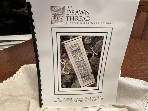 The Drawn Thread 17TH CENTURY MINI SAMPLER Cross Stitch Needlework Kit ~ NEW - Picture 2 of 5