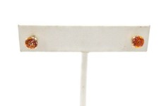 14k Yellow Gold Mystic Topaz Earrings