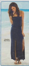 women's or women's plus strapless maxi dress     box 14