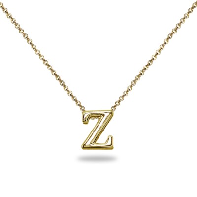 Z initial best sale necklace silver
