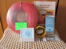 Smart warm tiles Floor Heating cable system 220-250sq.ft  21-24 sq m 230V