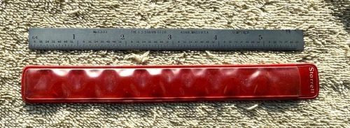 STARRETT C331-150 STEEL RULE, FLEXIBLE, 6 IN, TYPE 31 GRAD - AS PICTURED