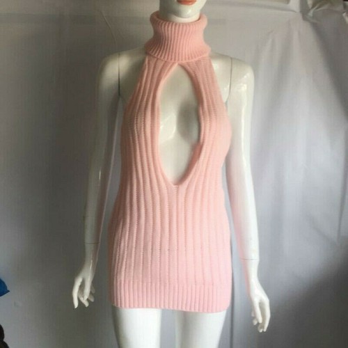Sexy Women Jumper Dress Short Hollow 