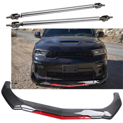 Front Bumper Lip Spoiler Splitter Body Kits Strut Rod For Lexus IS350 GS350 J+