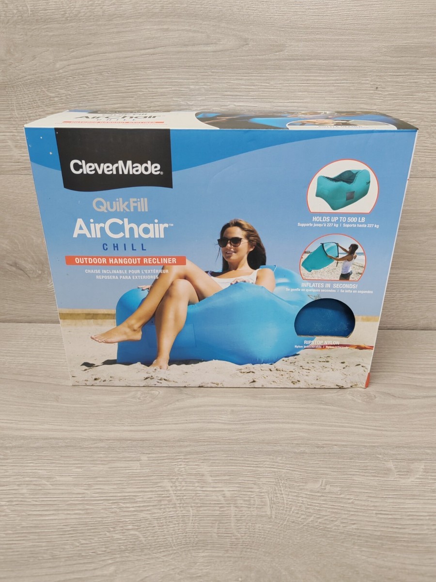 Inflatable Lounger Quick Fill Air Chair New Zuru Air Chair