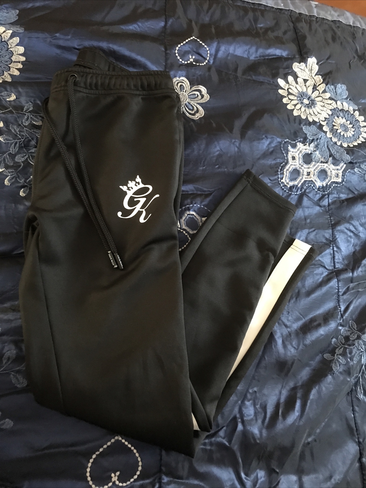 Ladies Gym King Full Poly Tight Tracksuit Bottoms Si… Gem