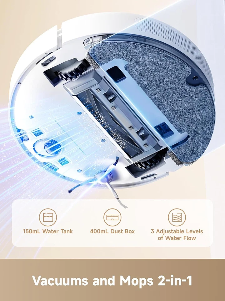 DREAME D10 Plus Gen 2 Robot Vacuum Self-Emptying LiDAR Seller Refurbished - Image 4 of 4