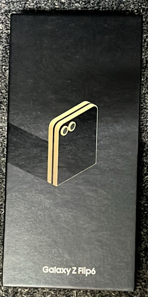 Original Samsung Empty Box for Galaxy Z Flip 6 - Yellow (No