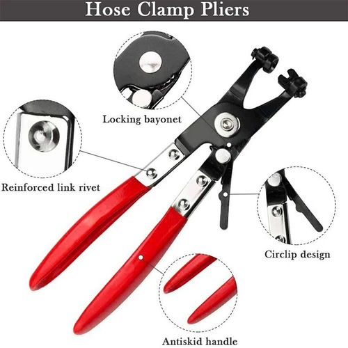 2X Hose Clamp Pliers Car Water Pipe Fuel Coolant Spring Bundle Removal Tools - Picture 4 of 10