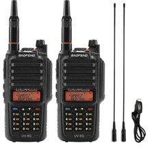 Baofeng UV-9G GMRS Radio 2 Packs 5W IP67 Waterproof Repeater Capable