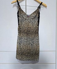 Dolce & Gabbana leopard print lingerie dress women