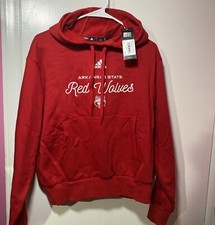ARKANSAS STATE RED WOLVES Women's Red ADIDAS Hoodie Size Small 34 - 36 