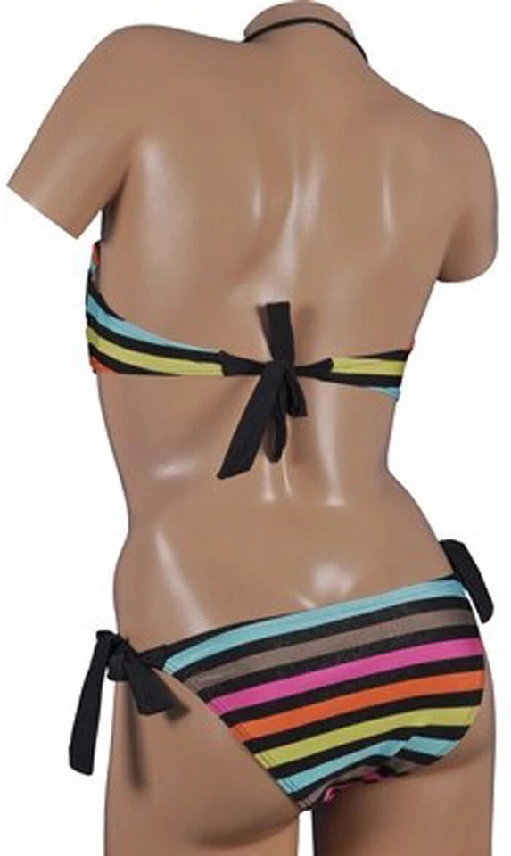 Maillot de bain femme bandeau multi color bretelles détachables taille XL Neuf - Photo 3/3