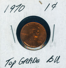 1970 Lincoln Cent Top Grade BU Quality Red US-1C #38