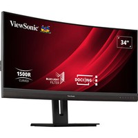 Viewsonic VG3456C, Led-Monitor, 86,4 Cm (34 Zoll), Schwarz (Matt)
