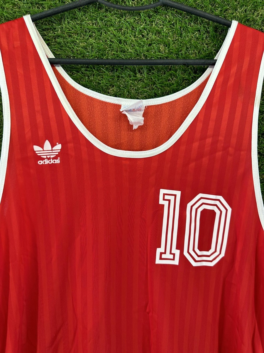 RARE VINTAGE ADIDAS 80'S #10 VEST BASKETBALL STYLE SHIRT RARE VINTAGE ADIDAS 80'S #10 VEST BASKETBALL STYLE SHIRT
