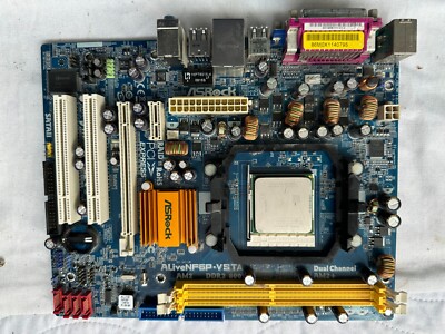 ASRock ALiveNF6P-VSTA, mit AMD Athlon 2,3GHz +, NVIDIA GeForce 6150SE Gebraucht