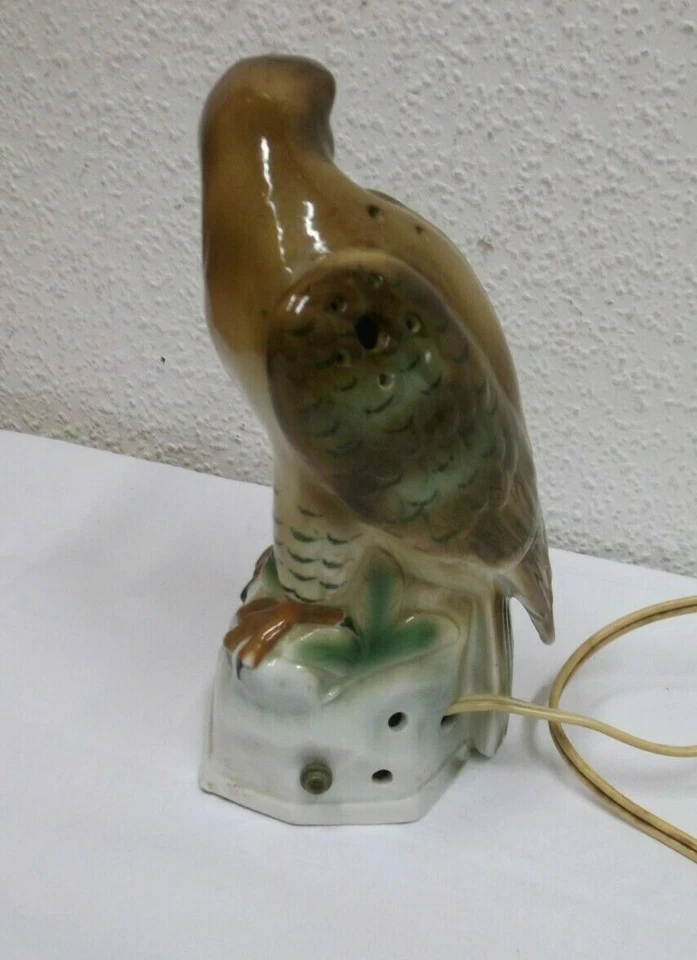 Lámpara Aerozon Absorbedor de Humo Años 50 60 Porcelana Halcón De Colección Foto 4 de 4