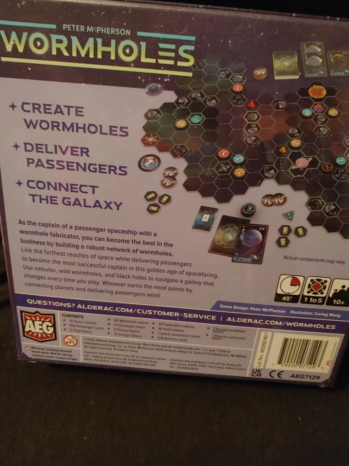 Wormholes Board Game Explore Galactic Dimensions & Master Wormhole $49.99 value! - Image 4 of 4