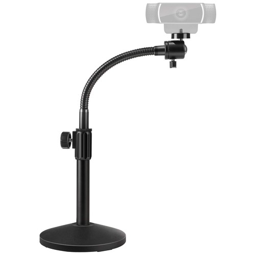 Supporto Regolabile Per Webcam A Collo Di Cigno - Fino A 70cm, Per Logitech E Action Cam, Filettatura 1/4” - Foto 10