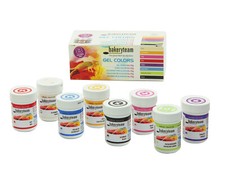 bakeryteam Lebensmittelfarben Set 8 x 35 g