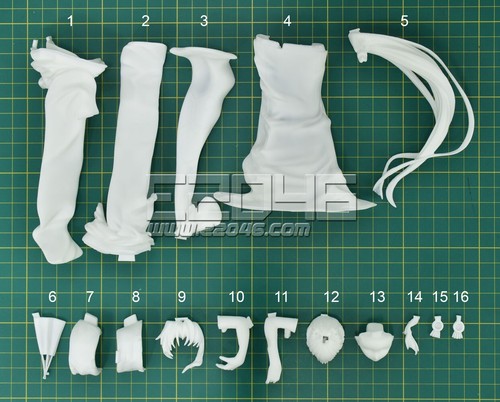 Modelkit: Mai Shiranui Kimono 1/8 + Base E2046 Resin Figur Manga / Anime - Bild 2 von 3