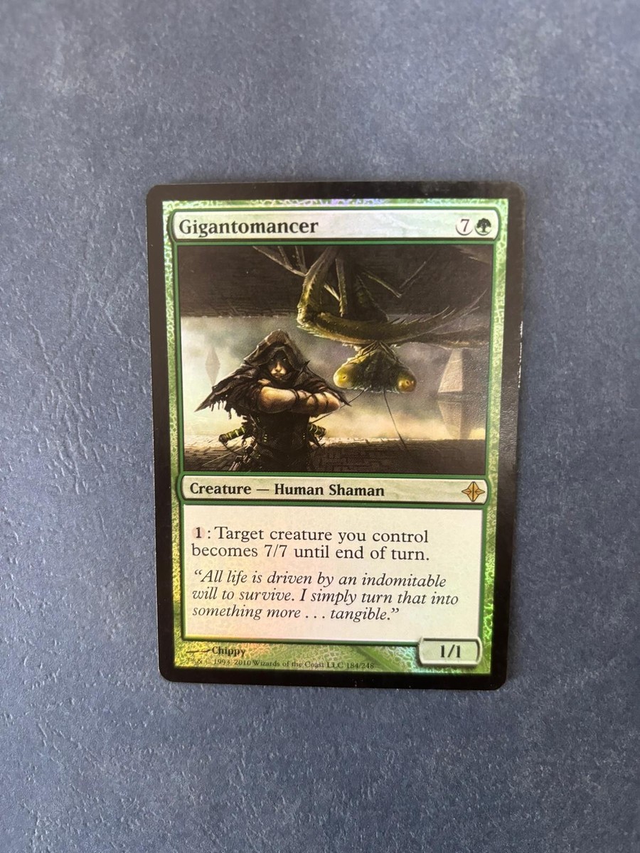 MTG FOIL RISE OF THE ELDRAZI GIGANTOMANCER MAGIC THE GATHERING