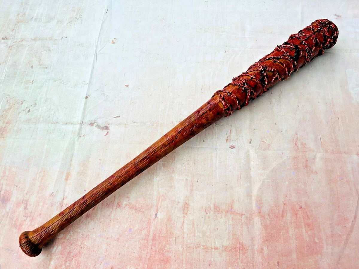 Batte de baseball avec fil de fer barbelé Negan cm 73 - Karabu srls
