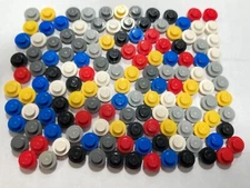 LEGO Bulk Assortment of Lego Plates Round 1x1 4073 140 Pieces Multiple Colors