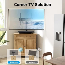 Soporte De TV Universal Con Giro Para Tvs 24-60 Inch Ajustable 8 Alturas