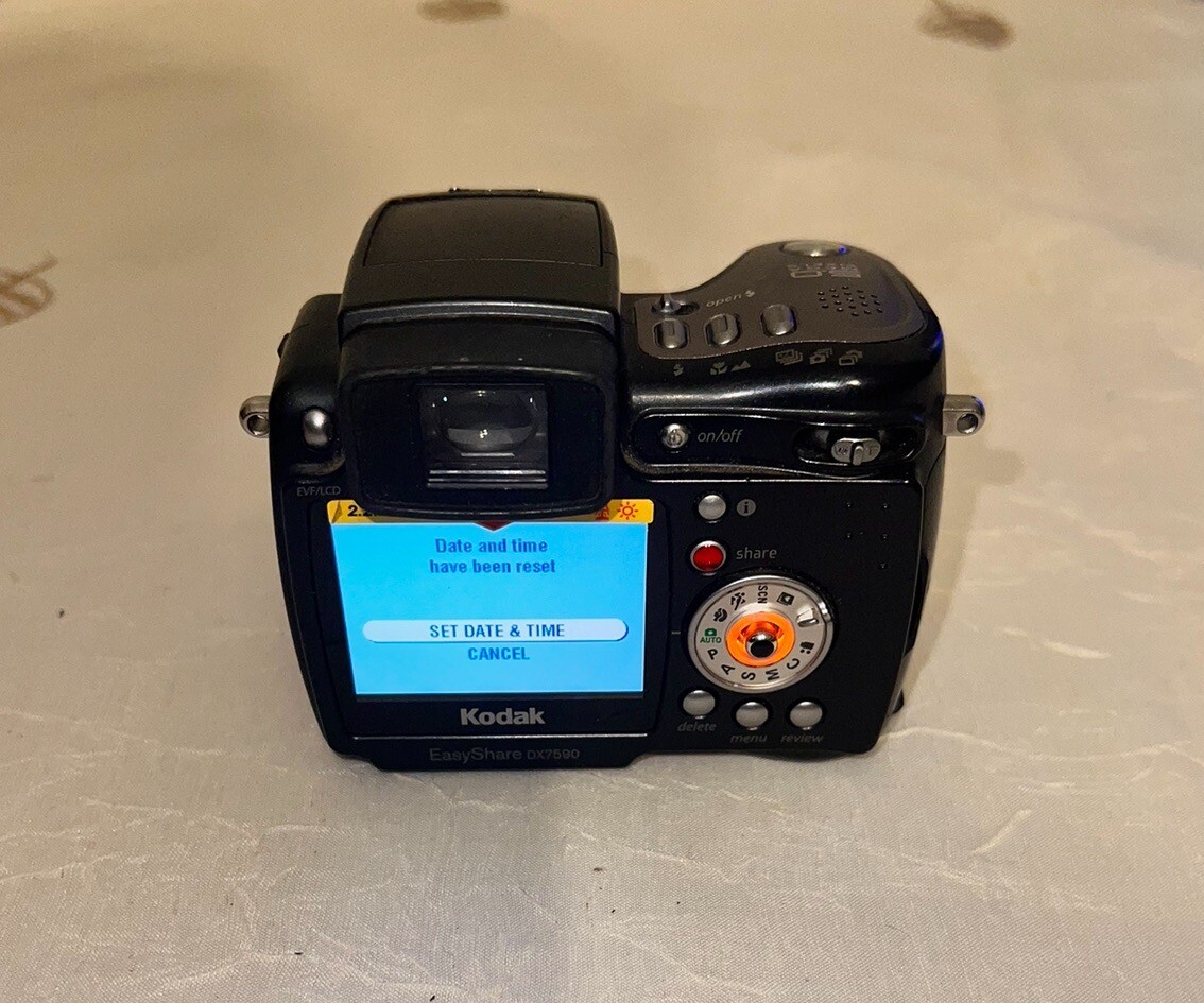 Kodak EasyShare DX7590 5.0MP Digital Camera Black 41771484088 eBay
