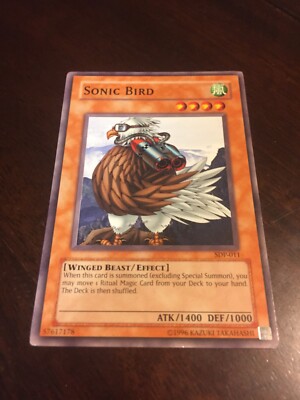 Yugioh: Sonic Bird - SDP-011 - Starter Deck: Pegasus - Lightly Played | eBay