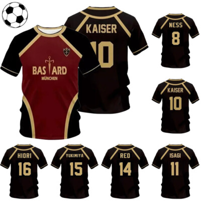  Blue Lock Bastard München Trikots Alle | Anime Trikot für Fans |Designs & Größe
