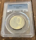 1965 -SMS Kennedy half dollar - 40% Silver - PCGS SP66