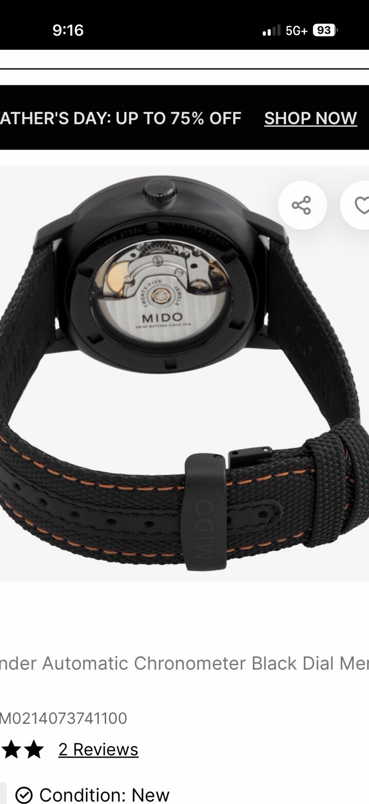 Наручные часы MIDO Commander Auto Chronometer