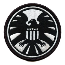 Marvel Comics Agents Of Shield Round Embroidered Iron On Patch
