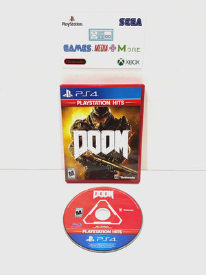 Doom PlayStation Hits Edition (Sony PlayStation 4, 2016) PS4 Fully TESTED