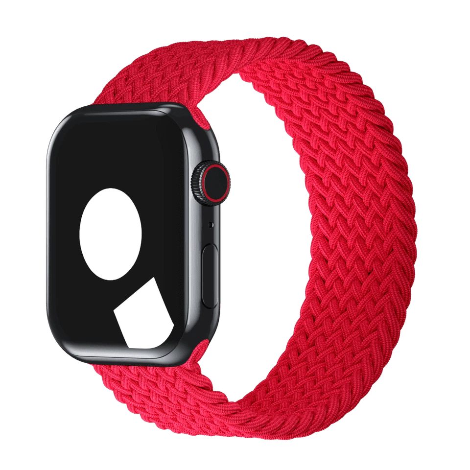 APPLE WATCH BRAIDED SOLO LOOP BAND 40MM, SIZE 1 - RED - Image 2 of 4