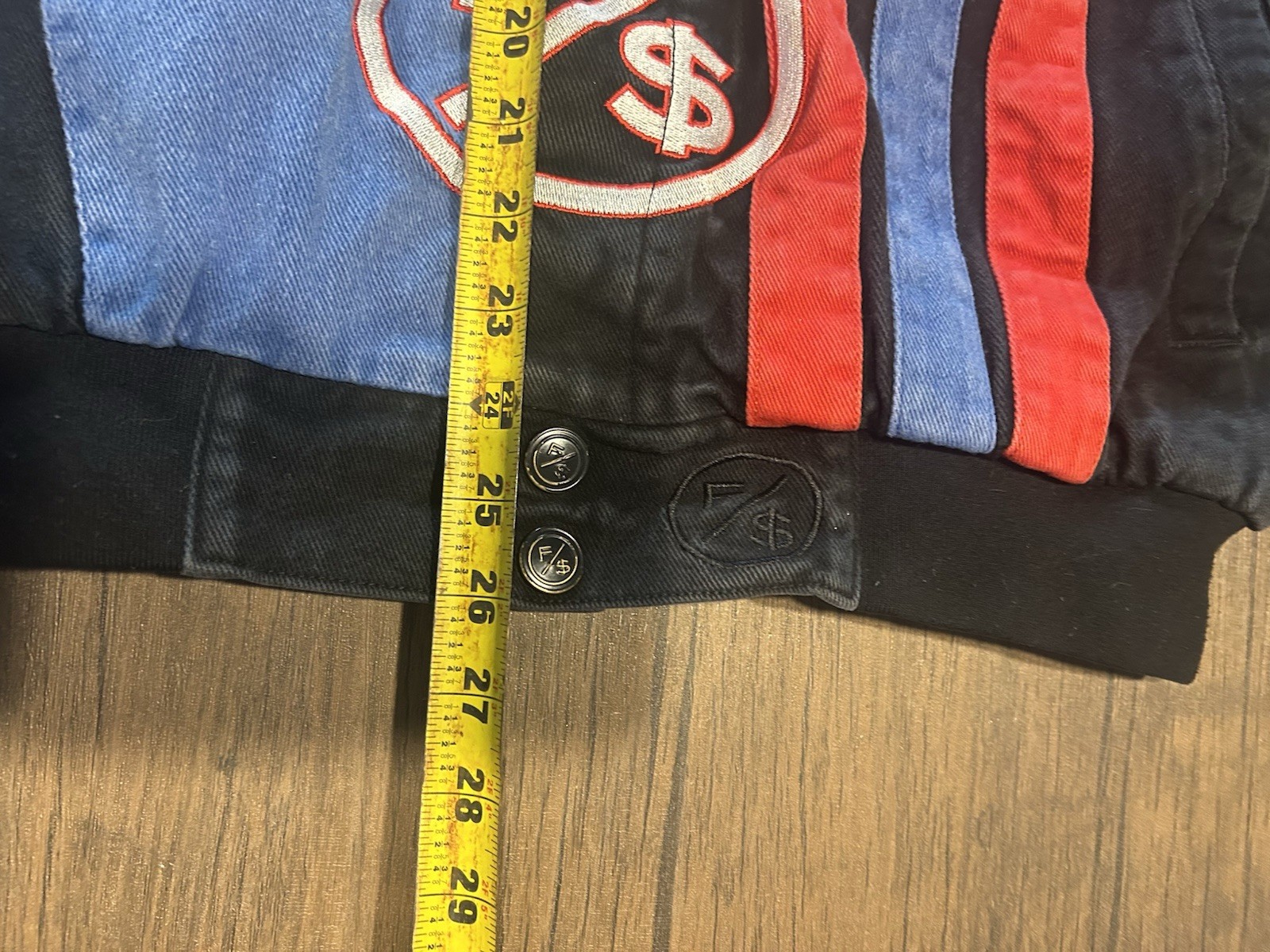 Bold Fly Supply Statement Patchwork Racing Jacket… - image 20